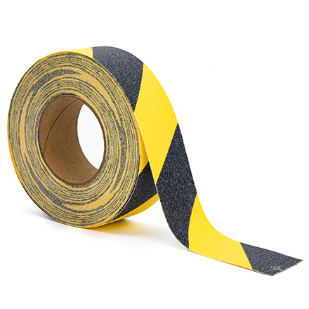 2" x 60' Black/Yellow Striped Heavy-Duty Tape Logic<span class='rtm'>®</span> Anti-Slip Tape